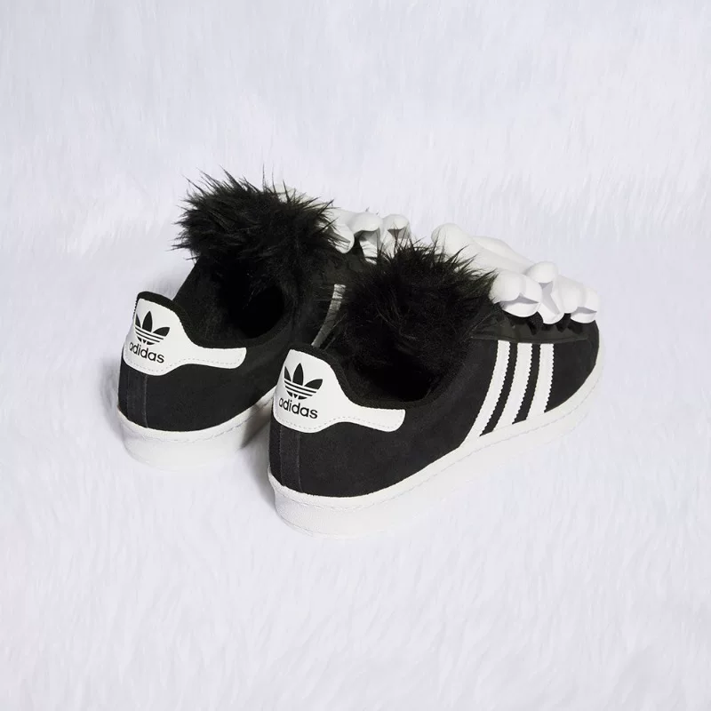 [Сотрудничество JEREMY SCOTT CAMPUS спортивные кеды для мужчин и женщин adidas официально трилистник]