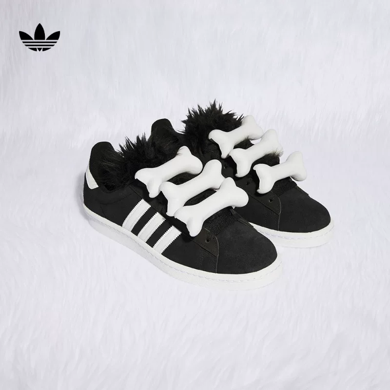 [Сотрудничество JEREMY SCOTT CAMPUS спортивные кеды для мужчин и женщин adidas официально трилистник]