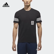 Adidas chính thức SS 3 DS BOX áo thun thể thao nam tay ngắn CZ8954 CZ8956 - Áo phông thể thao