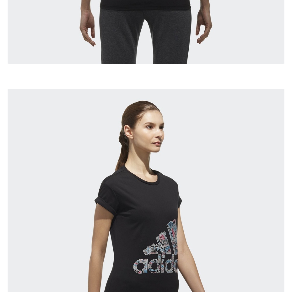 Áo thun ngắn tay nữ Adidas GFX T BIG BOS CX5146 CX5145 CX5147 - Áo phông thể thao áo tanktop