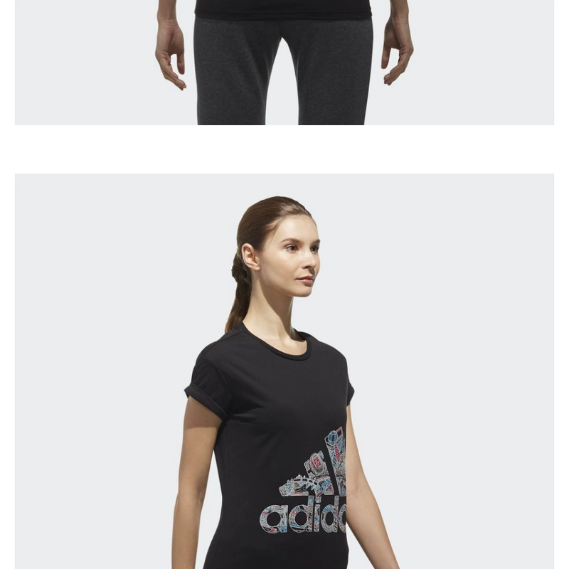 Áo thun ngắn tay nữ Adidas GFX T BIG BOS CX5146 CX5145 CX5147 - Áo phông thể thao áo thun thể thao nam