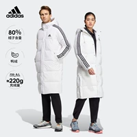 Adidas, спортивный длинный уличный пуховик подходит для мужчин и женщин для влюбленных