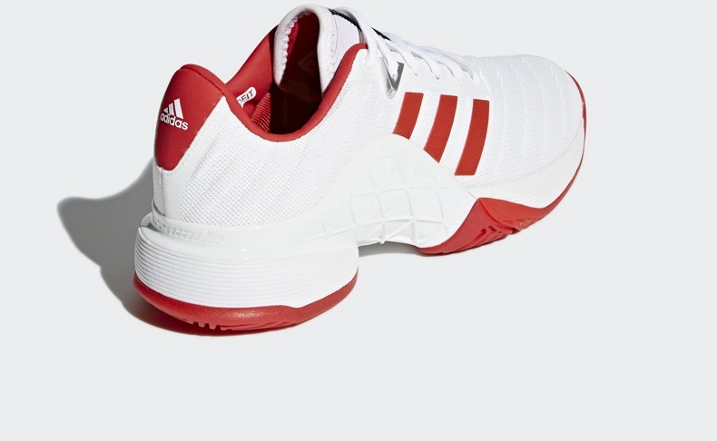 Adidas adidas barricade 2018 Nữ giày quần vợt nữ CQ1726 giày thể thao trắng