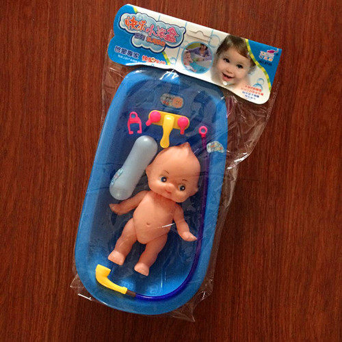 Post-80s nostalgic classic baby doll bath toys stall supply