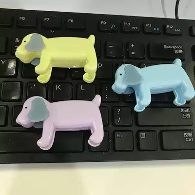 Macaron color three-dimensional dog shape pencil sharpener Pencil sharpener Pencil sharpener Stationery collection