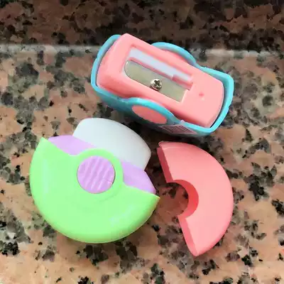 Multifunctional pencil sharpener rubber styling stationery