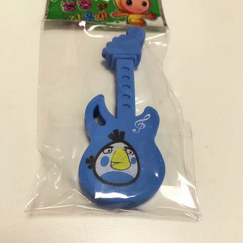 Simulation guitar shape eraser