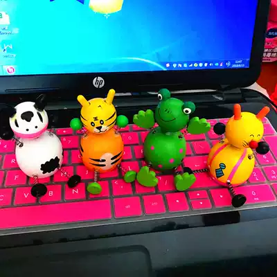 Animal frog Tiger cow mouse wooden pencil sharpener collection pencil sharpener pencil Planer toy