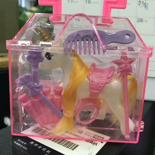 80 post nostalgia Classic childhood Cartonics girls over dressing and dressing pony toys