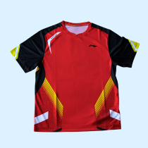 Li Ning Southeast Asia Sudiman Cup badminton suit mens and womens round neck quick-drying short-sleeved t-shirt 3 colors