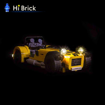 HiBrick lighting for Lego 21307 Catham classic car convertible sports car LED assembly light set
