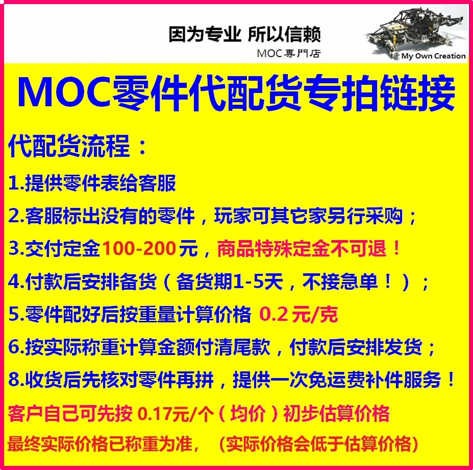 Homegrown small grain building blocks MOC parts table substitute special selfie link support custom table picture matching goods-Taobao