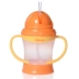 Em bé Cốc rơm chống rò rỉ Trẻ sơ sinh học cách uống Cốc Kiss Me Cup có tay cầm 180ML Chất liệu PP cấp thực phẩm - Cup / Table ware / mài / Phụ kiện Cup / Table ware / mài / Phụ kiện