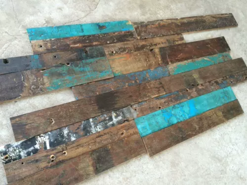 Лодка деревянная доска древняя лодка твердый деревянный батончик кофейня для ресторана магазин одежды Магазин изображения стена Фоновая стена.