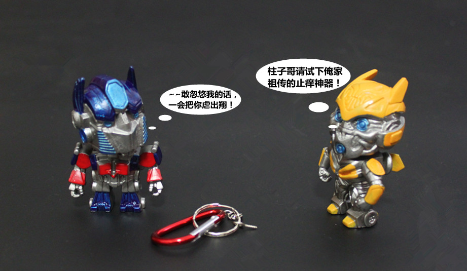 Transformers robot Optimus Prime Hornet mô hình đồ chơi xe túi chìa khóa mặt dây chuyền - Gundam / Mech Model / Robot / Transformers mô hình nhựa gundam