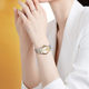 Roushinton Gold Watch for Women, 999 Gold Coin, Real Diamond Watch, Women's Mechanical Watch, Swiss Quality Women's Watch, Birthday Gift