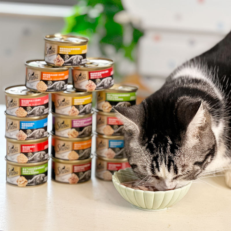 Beethoven Pets/Sheba Xi Bao Cat Canned Food Imported from Thailand Wet Food Cat Snacks 85g*24 Cans Whole Box