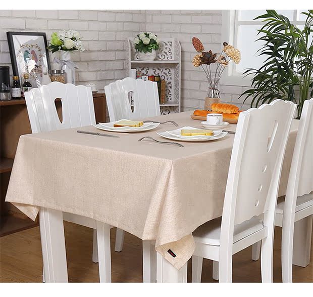 Khăn trải bàn vải Khăn trải bàn không thấm nước và chống thấm dầu dùng một lần cotton vải lanh nhỏ Bắc Âu vuông Bàn hình chữ nhật châu Âu - Khăn trải bàn tấm trải bàn