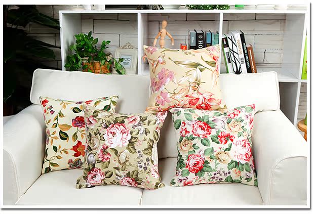 Sofa gối bìa vườn vải bông mà không có tay áo lõi 60 đệm của tựa lưng đệm 50 Nữ hoàng tùy chỉnh 70 65 - Trở lại đệm / Bolsters gối tựa ghế văn phòng