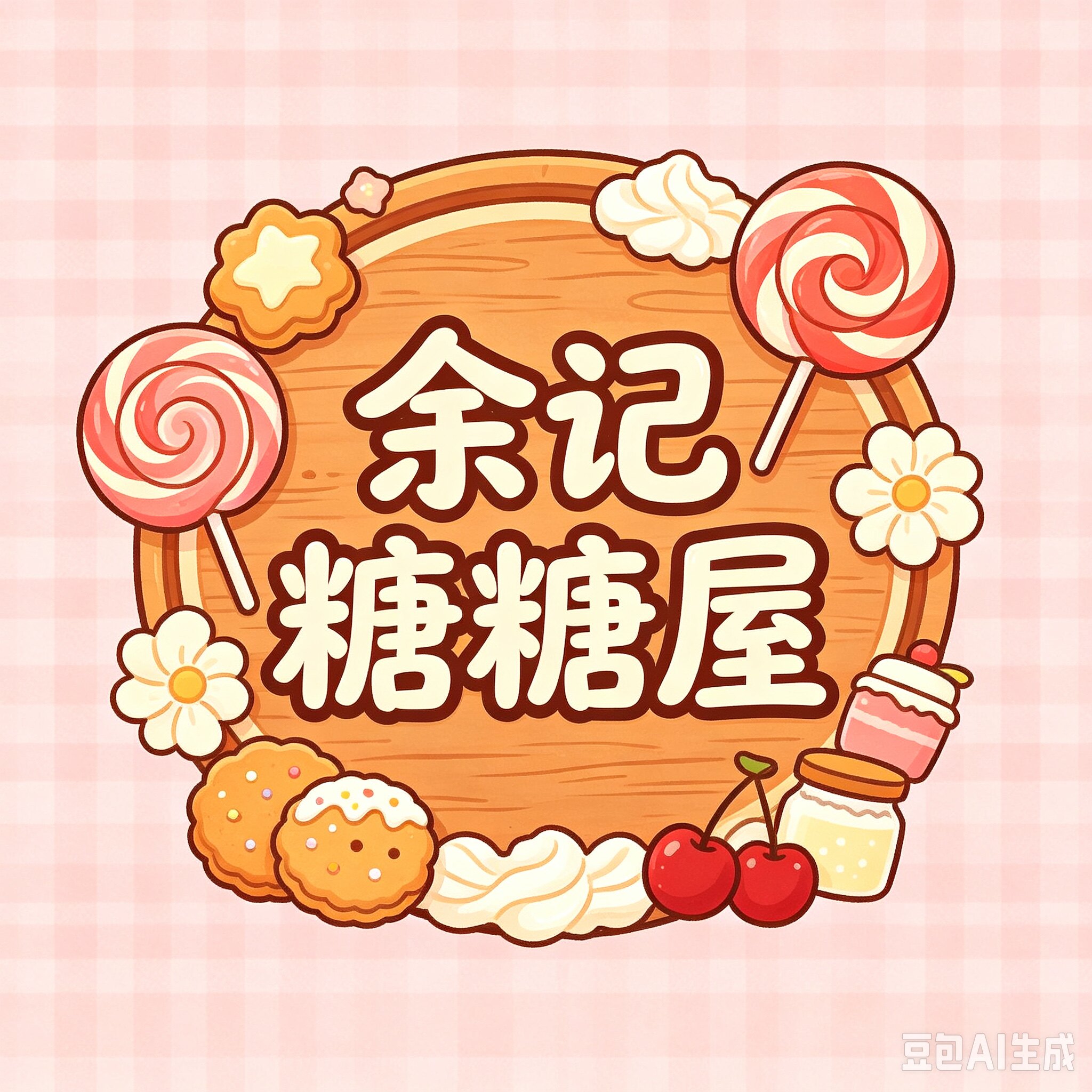 余记糖糖屋的LOGO