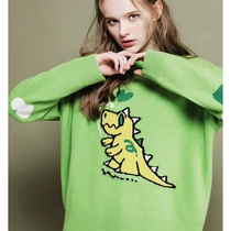 Fast-selling Korea Spot Joint Korean Bubble Gum SJYP Knitted Shirt PW2B7KTO629W(QL)