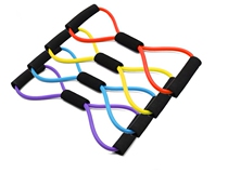 Eight-character rally rope ladies yoga extension chest expander strength training tension device home fitness device elastic rope