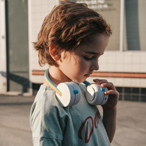 zoyzoii children hanging neck fan lazy usb rechargeable leafless hanging neck student cute mini portable