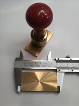 Rectangular silk chapter material 3060 copper chapter material 3 × 6