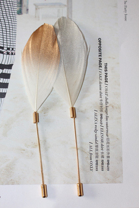 Broche femme en plume - Ref 1172259 Image 18