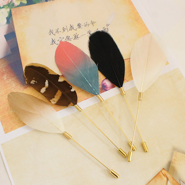 Broche femme en plume - Ref 1172259 Image 9