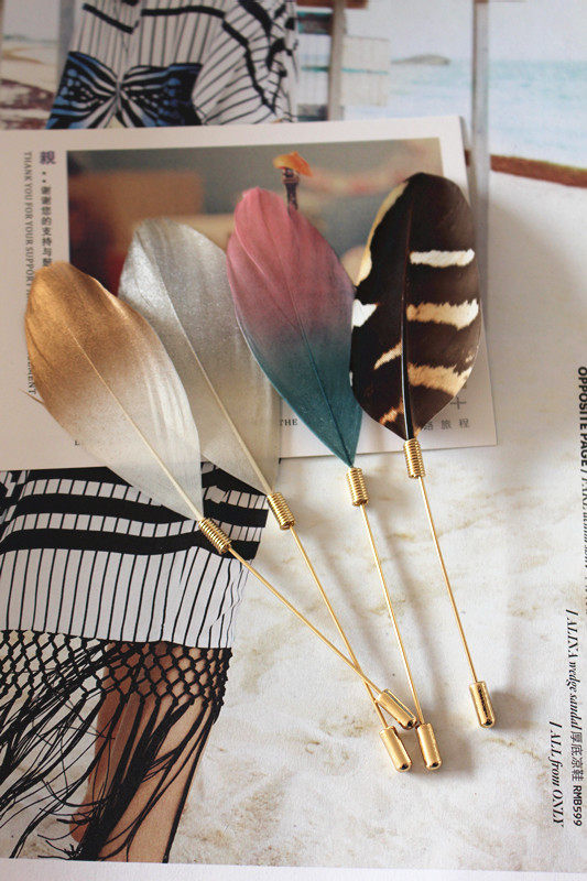 Broche femme en plume - Ref 1172259 Image 20