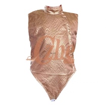 Ultra-thin washable metal foil jacket (orange-red)