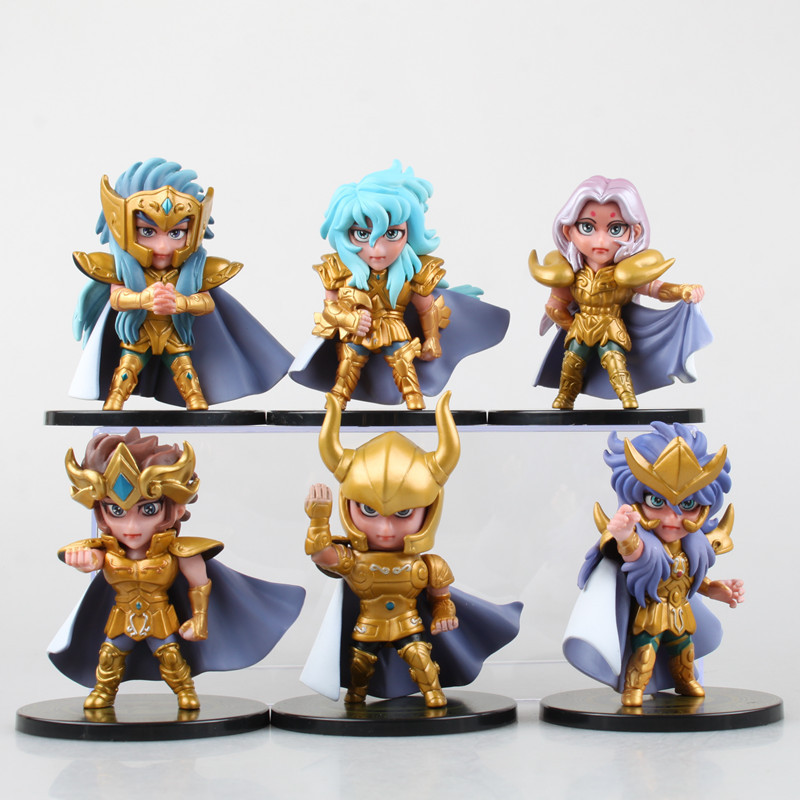 Khuyến mại Đồng Saint Seiya 10 Bộ Túi Búp bê Hoạt động Mô hình 7-15CM Quà tặng - Gundam / Mech Model / Robot / Transformers phụ kiện gundam