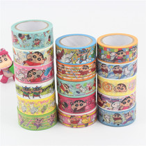 Cute Cartoon Crayon Small New Perimeter Color and Paper Adhesive Hand Diy Hand Ledger This Decorative Sticker