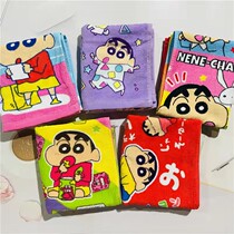 Cartoon Wax Pen Day Style Cotton Towel Children Adult Wipe Face Towel Wash Face Towel Pen Little New Absorbent Long Face Towel