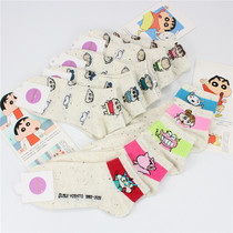 (5 double) crayons small new perimeter socks cotton socks sock short socks