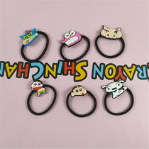 (clear cabin) wax pen small new cartoon elastic head rope leather rib head decoration