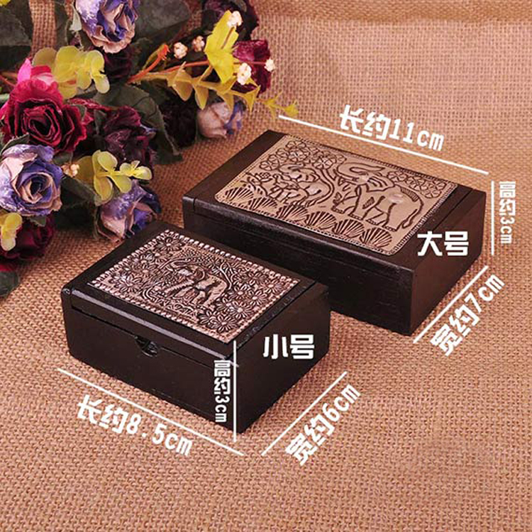 Thái thủ công nhà hàng rắn gỗ tăm hộp bụi tăm giữ di động bông gạc hộp thiết bị lưu trữ hộ gia đình hộp nhựa giá rẻ