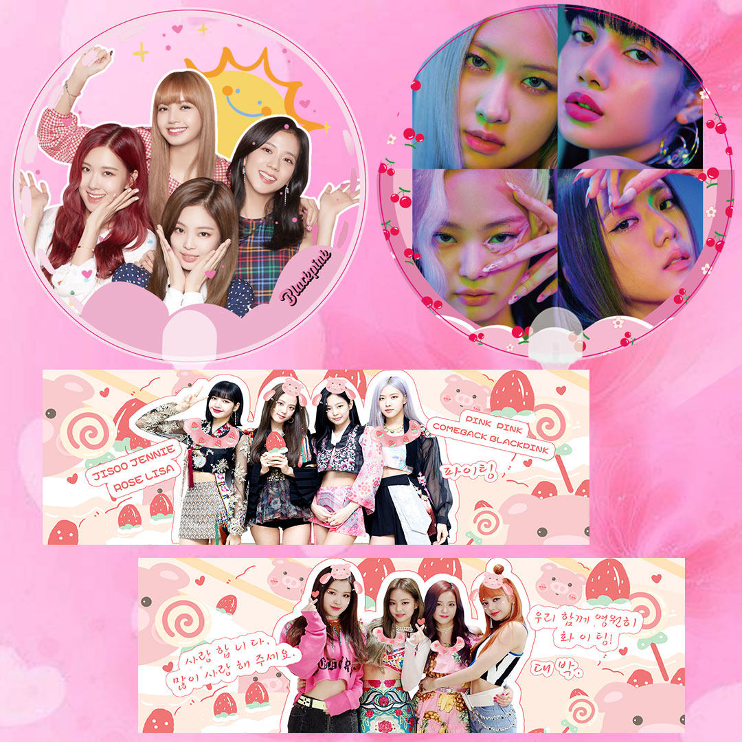 blackpink the same paragraph through the fan isa Park colour Ying JISOO Kim Winner JENNIE l concert fan perimeter