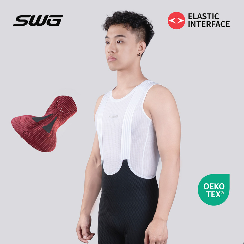Swg Mingsheng Spring/Summer Men's Competition Lingyu Cycling Bib Shorts Bicycle Riding Pants Double Arrow Cushion