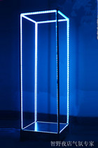  Point stage Six-sided corner Four-sided corner luminous bar nightclub LED props Square point dance table Mobile point stage