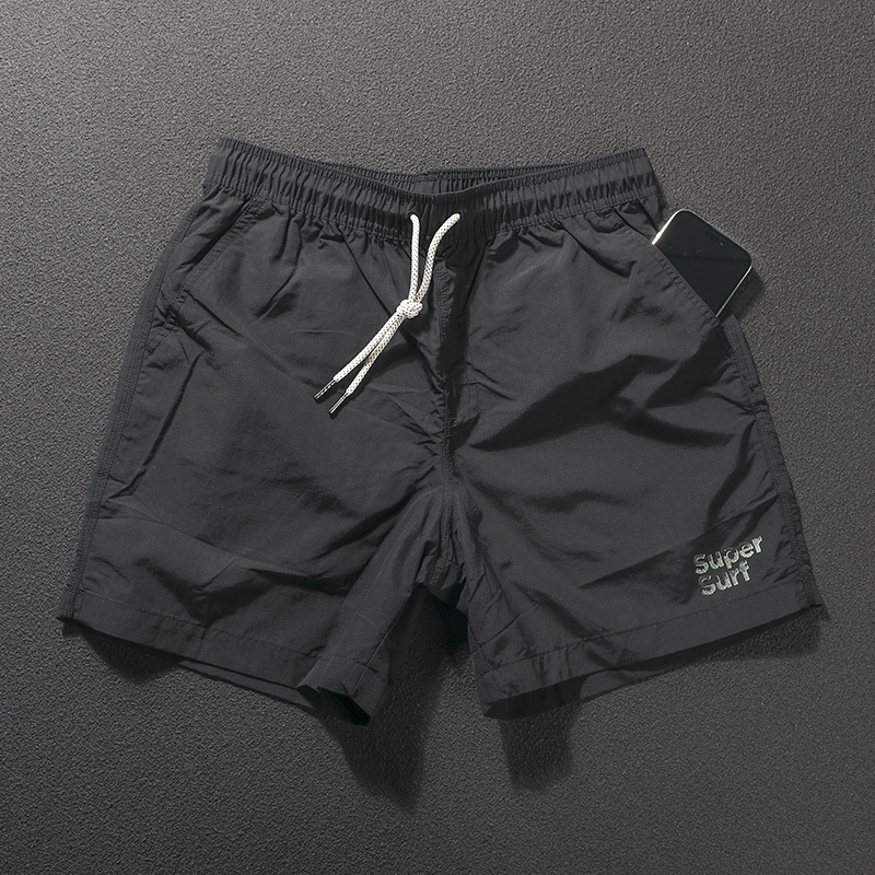 New Popular Men's Summer Shorts for Outdoor Wear, Simple Casual Quarter-Length Pants for Daily Commuting, Loose and Versatile Beach Pants