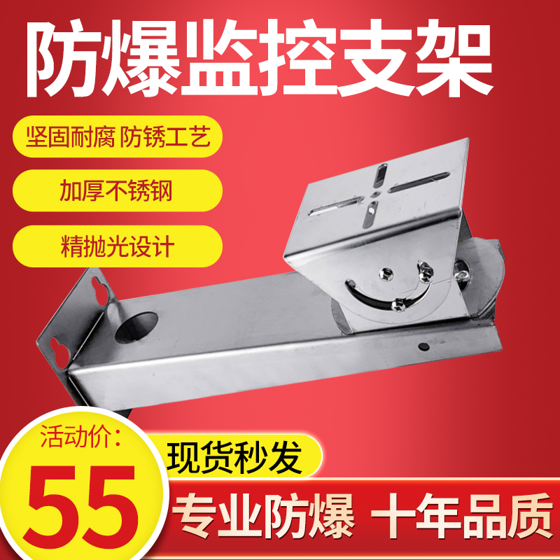 Explosion-proof camera stainless steel duckbill bracket Haikang DS-1704ZJ with 2XE6222F-IS monitoring special