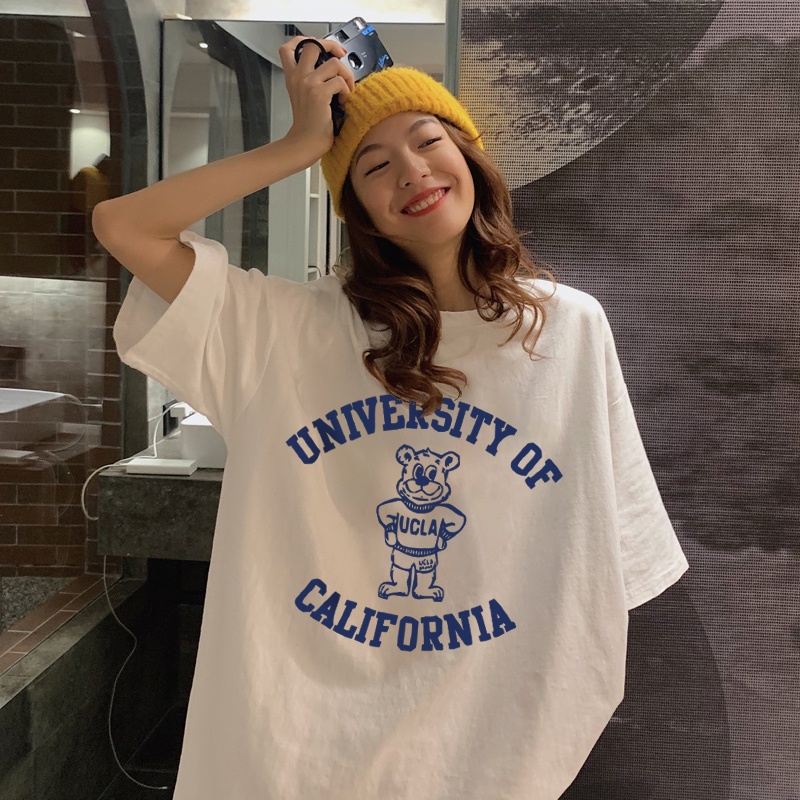 Maternity Wear Summer Tops Mid-Length Base Shirts Loose Plus Size Maternity T-Shirts Korean Dongdaemun Bottoms Missing