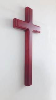 Home accessories wall hanging solid wood cross for living room home use
