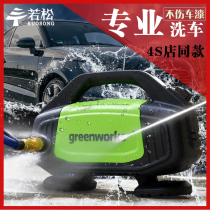 Ruosong household car washing machine high pressure household automatic water pump car washer water gun cleaning machine portable car washing pump