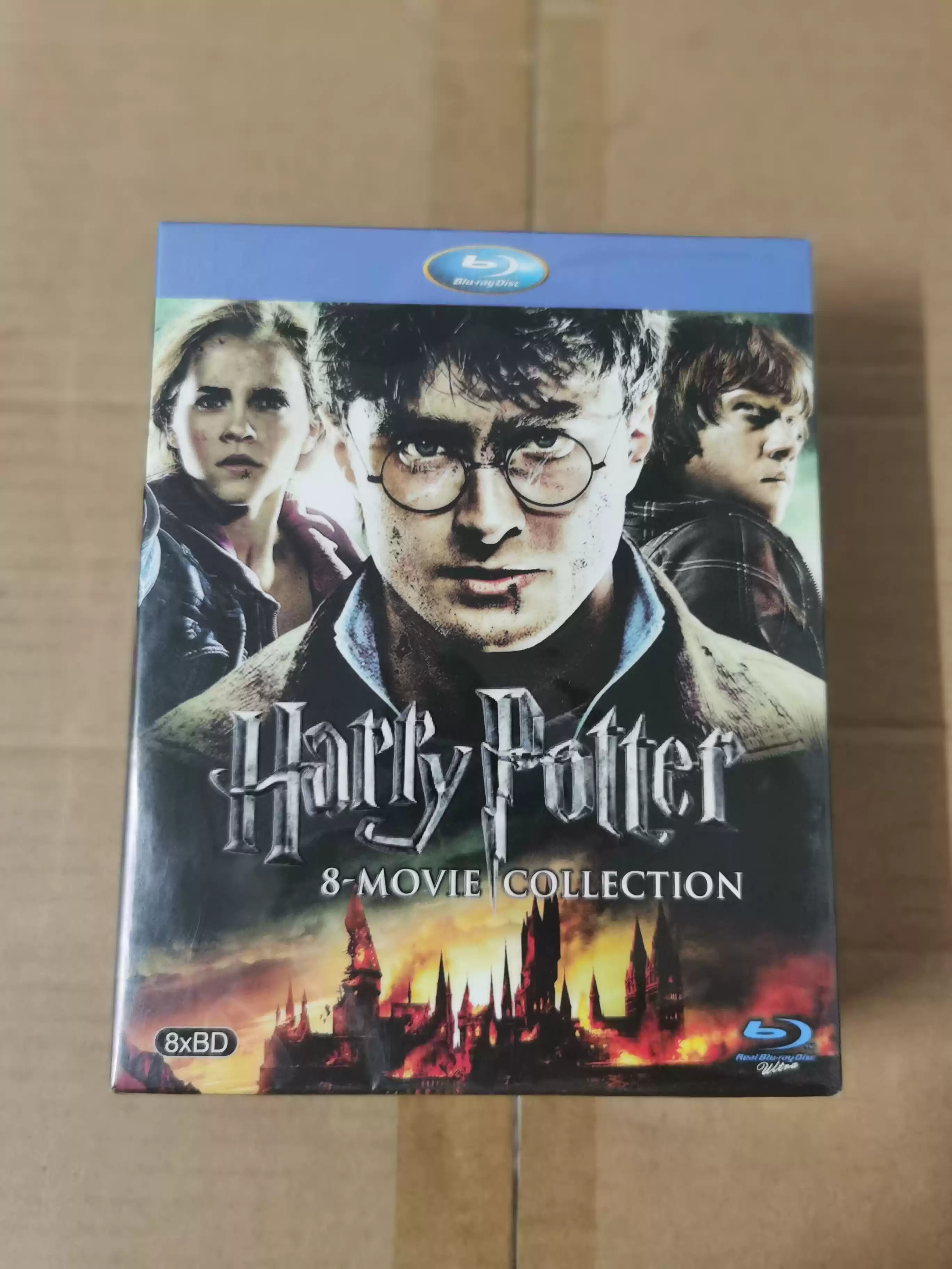 Harry Potter Complete Collection Movie 1-8 Blu-ray BD 1080P Uncut Full Version Box Set Mandarin Cantonese English Audio