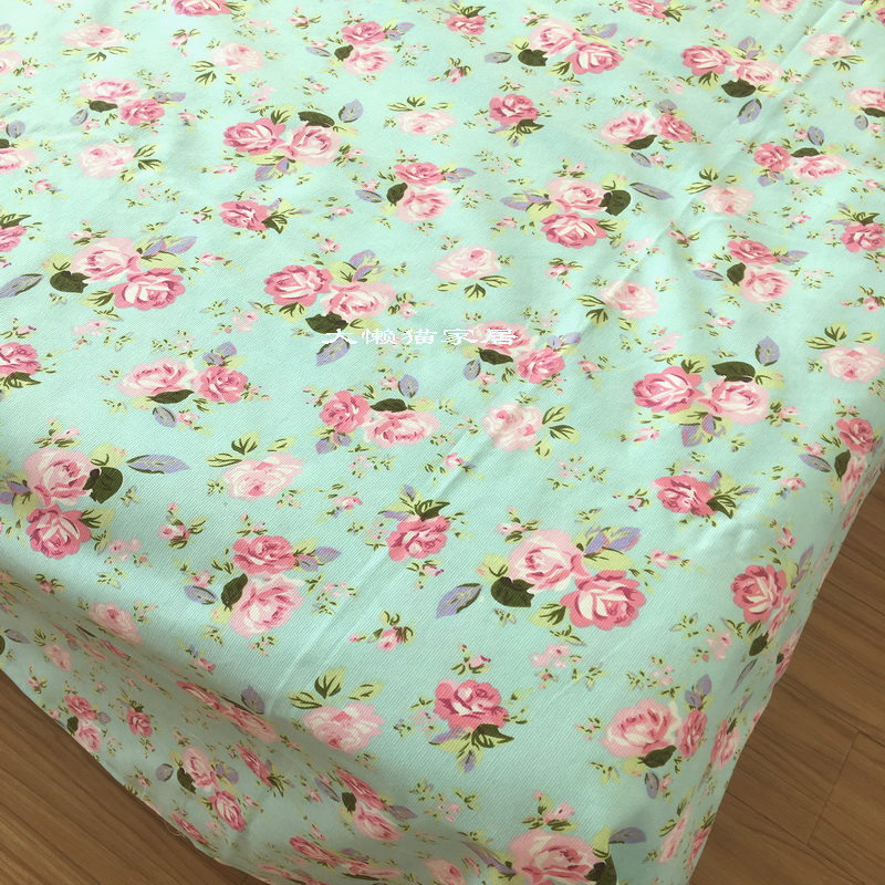 Super ~ giá trị cotton vải thô in ấn vải nhỏ mùa hè mát mẻ mềm mat giường pillowcase có thể được trang bị với ba bộ