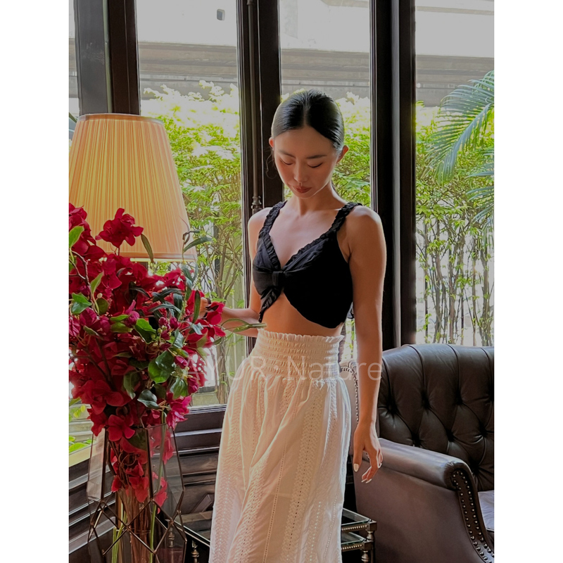 【Ayur•Nature】French-Style Butterfly Yoga Sling |   High-End Niche Designer Style with Chest Pads 116