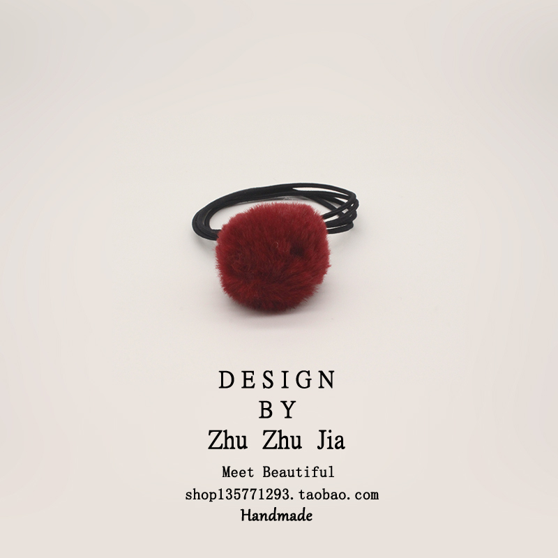 Nhẫn tóc sang trọng Hàn Quốc đầu dây nhỏ tươi Sen nữ đơn giản nón trưởng thành hoang dã dễ thương mùa thu và mùa đông cô gái trái tim dây buộc tóc hàn quốc